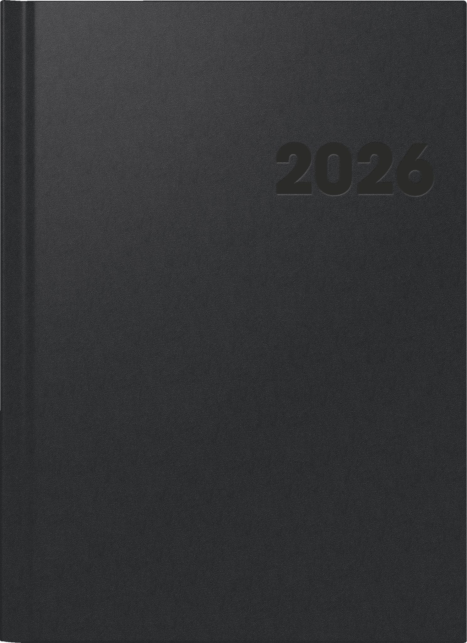 BRUNNEN Taschenkalender BRUNNEN 1078160906 Buchkalender A4 1W/2S sw