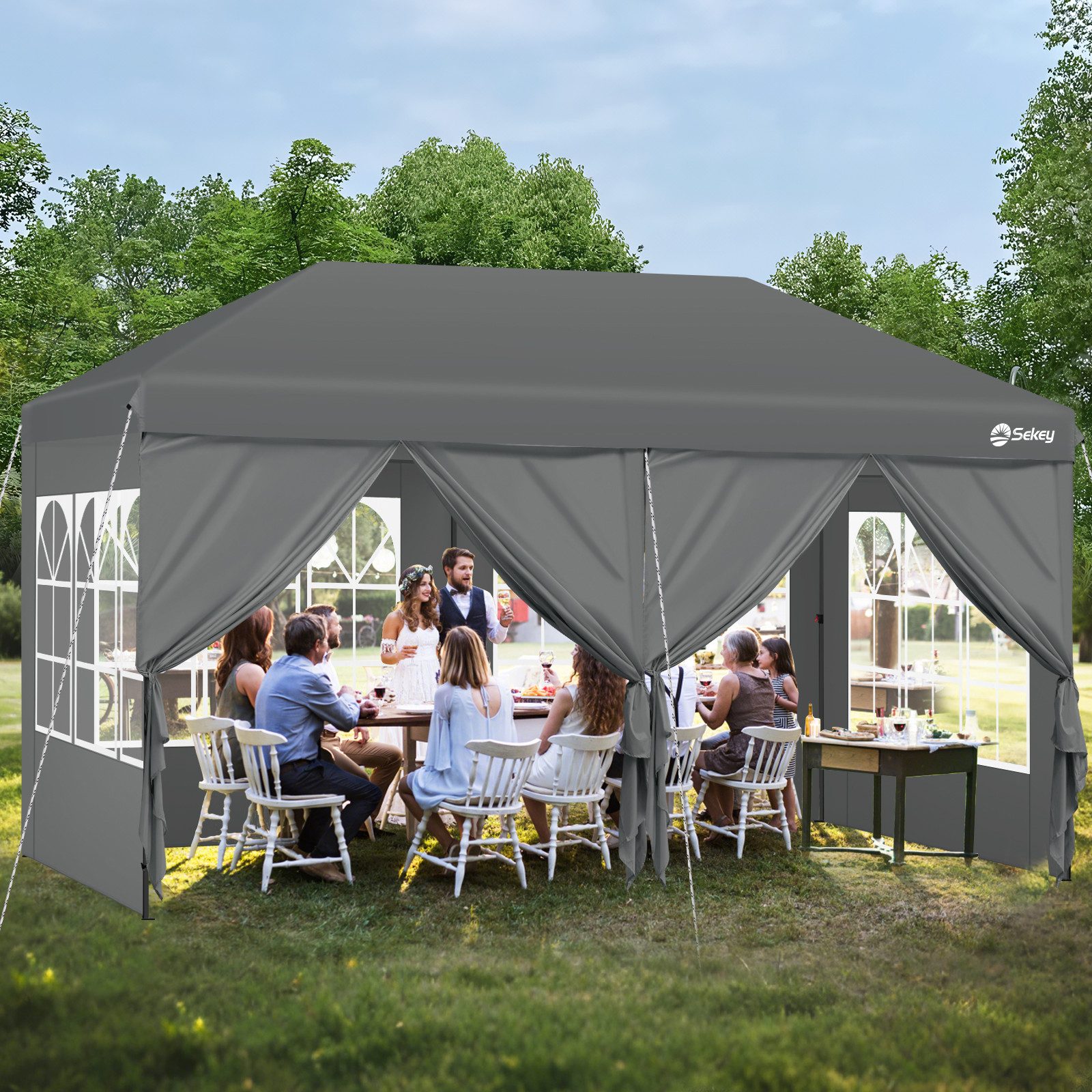 Sekey Faltpavillon Pavillons 3x6 m Partyzelte günstig online kaufen
