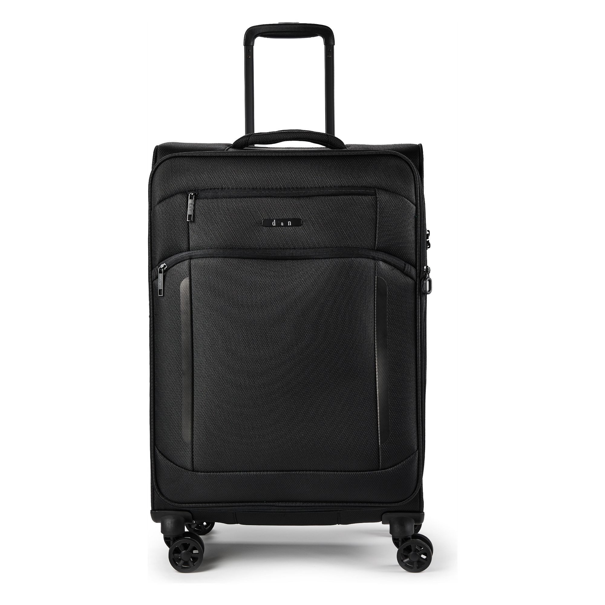 D&N Weichgepäck-Trolley Travel Line 9804, 4 Rollen, Polyester