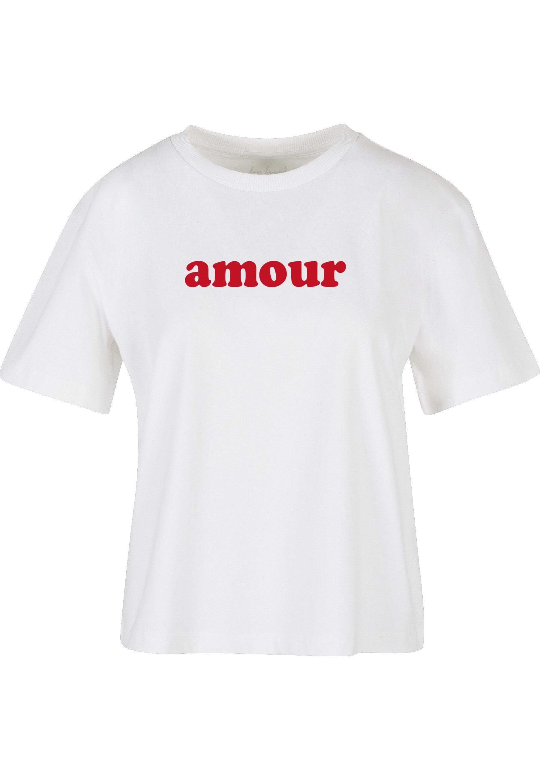 Miss Tee Kurzarmshirt Miss Tee Damen Amour Tee (1-tlg) günstig online kaufen