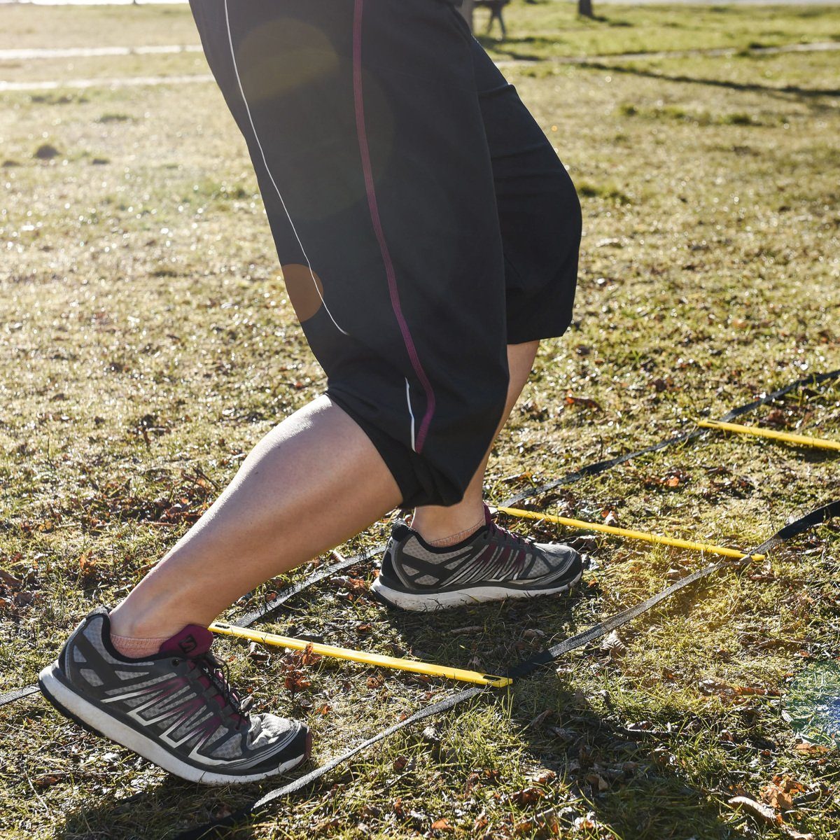 Agility 6m - Speed mit Ladder - Navaris Koordinationsleiter Workout Leiter Tasche