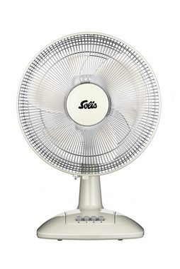 SOLIS OF SWITZERLAND Tischventilator Desk Fan, Typ 746, 45 W, 3 Stufen, Oszillationsfunktion, max. 54 dB