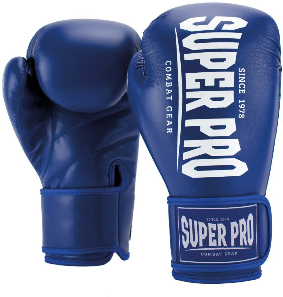 Super Champ Pro Boxhandschuhe blau-weiß