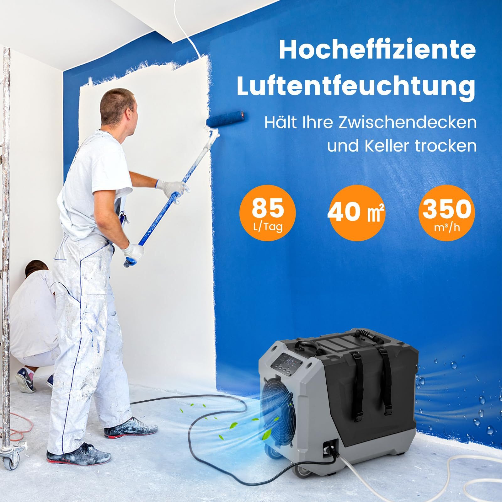 COSTWAY Luftentfeuchter, für 120 m³ Räume, günstig online kaufen