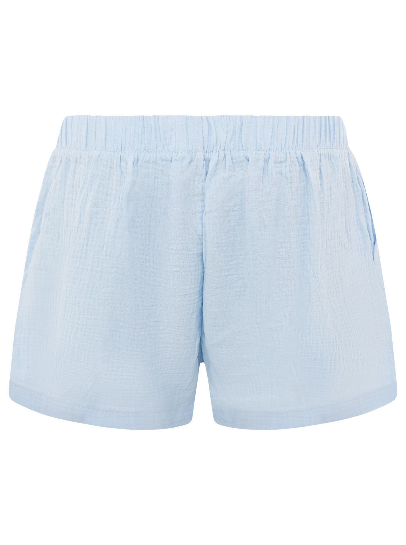 Zwillingsherz Shorts Shorts Musselin "Uni"