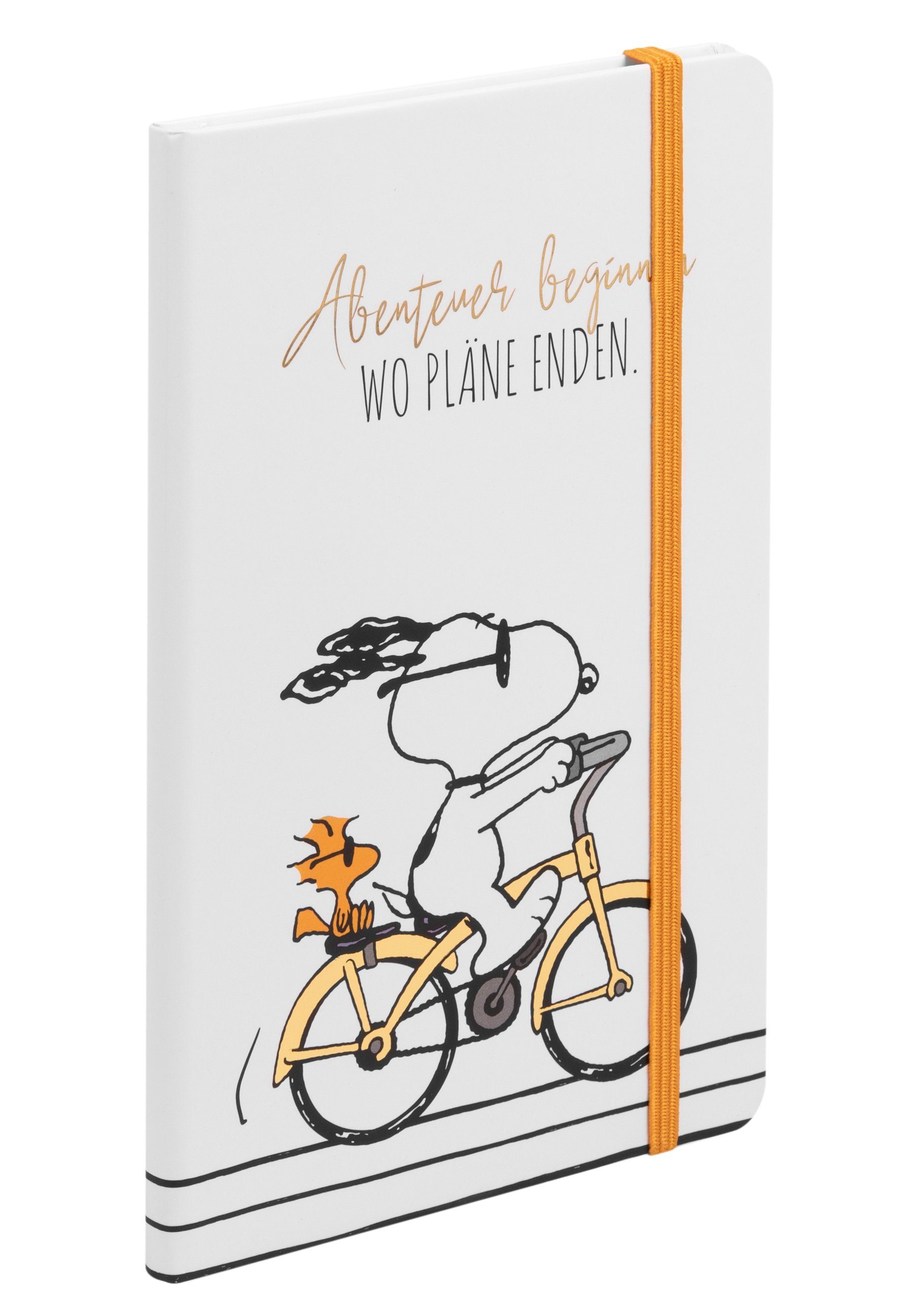 United Labels® Notizbuch The Peanuts Snoopy - Abenteuer Hardcover Notizbuch  Liniert 80 Blatt