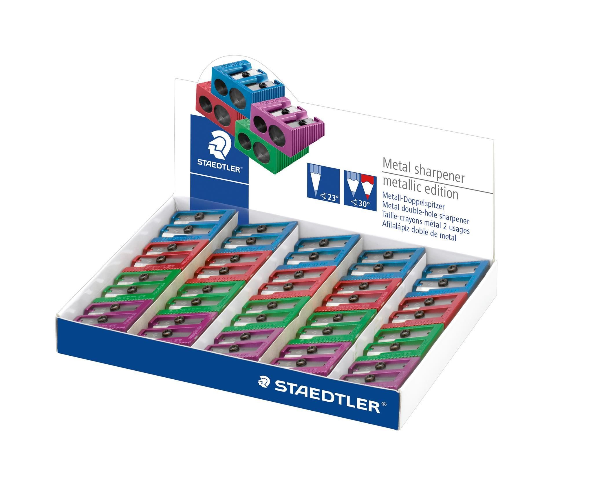 STAEDTLER Anspitzer Staedtler Metall Doppelspitzer metallic
