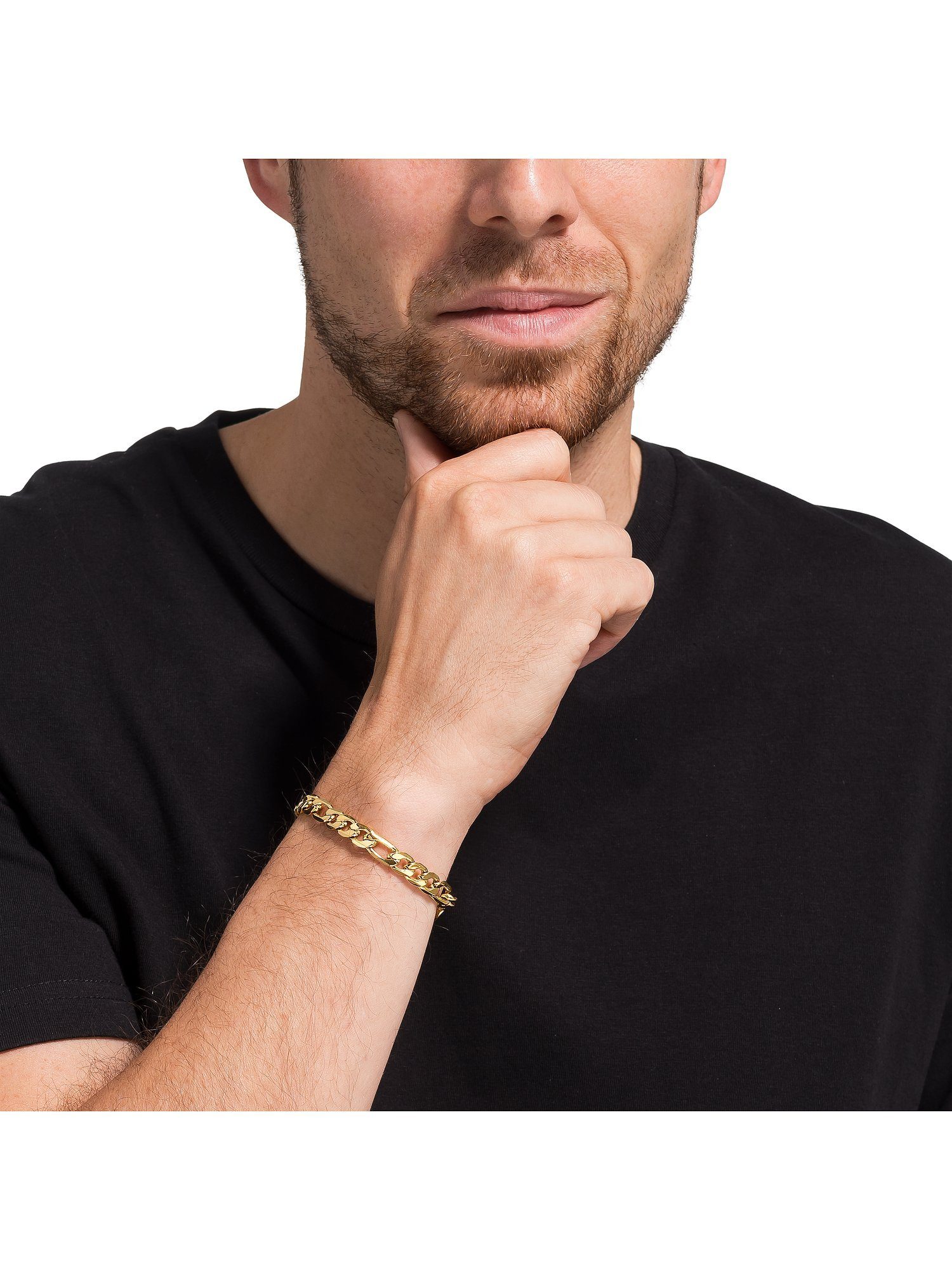 FAVS Edelstahlarmband FAVS Herren-Armband Edelstahl
