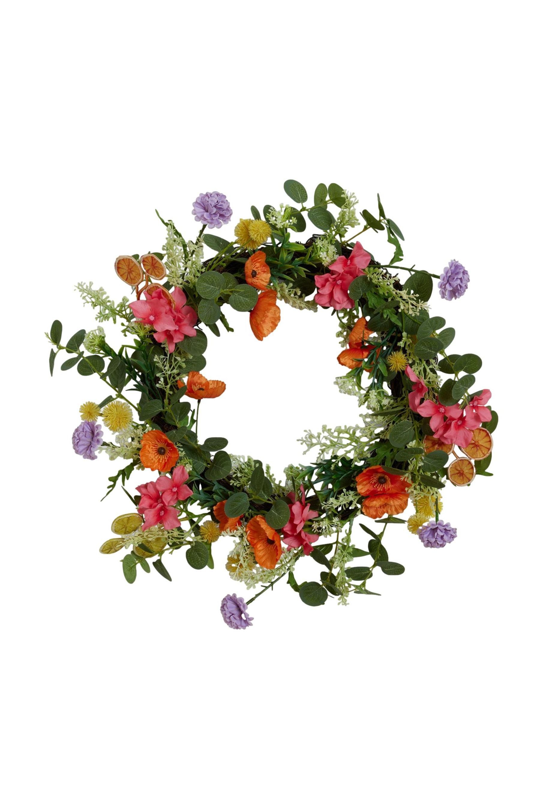 Dekokranz Sommerlicher Blumenkranz