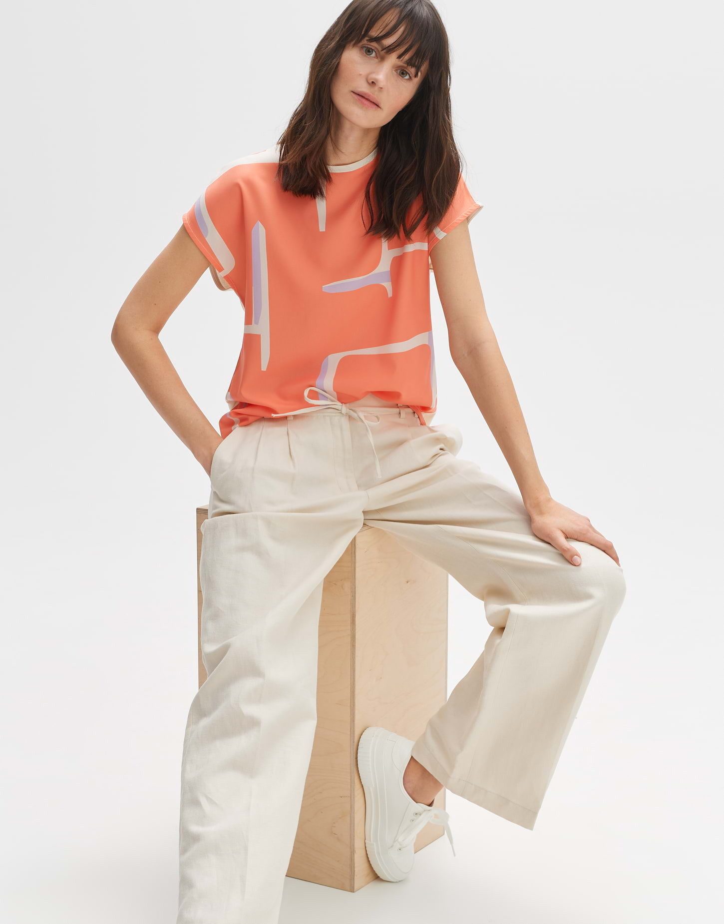 OPUS T-Shirt Sisbo print