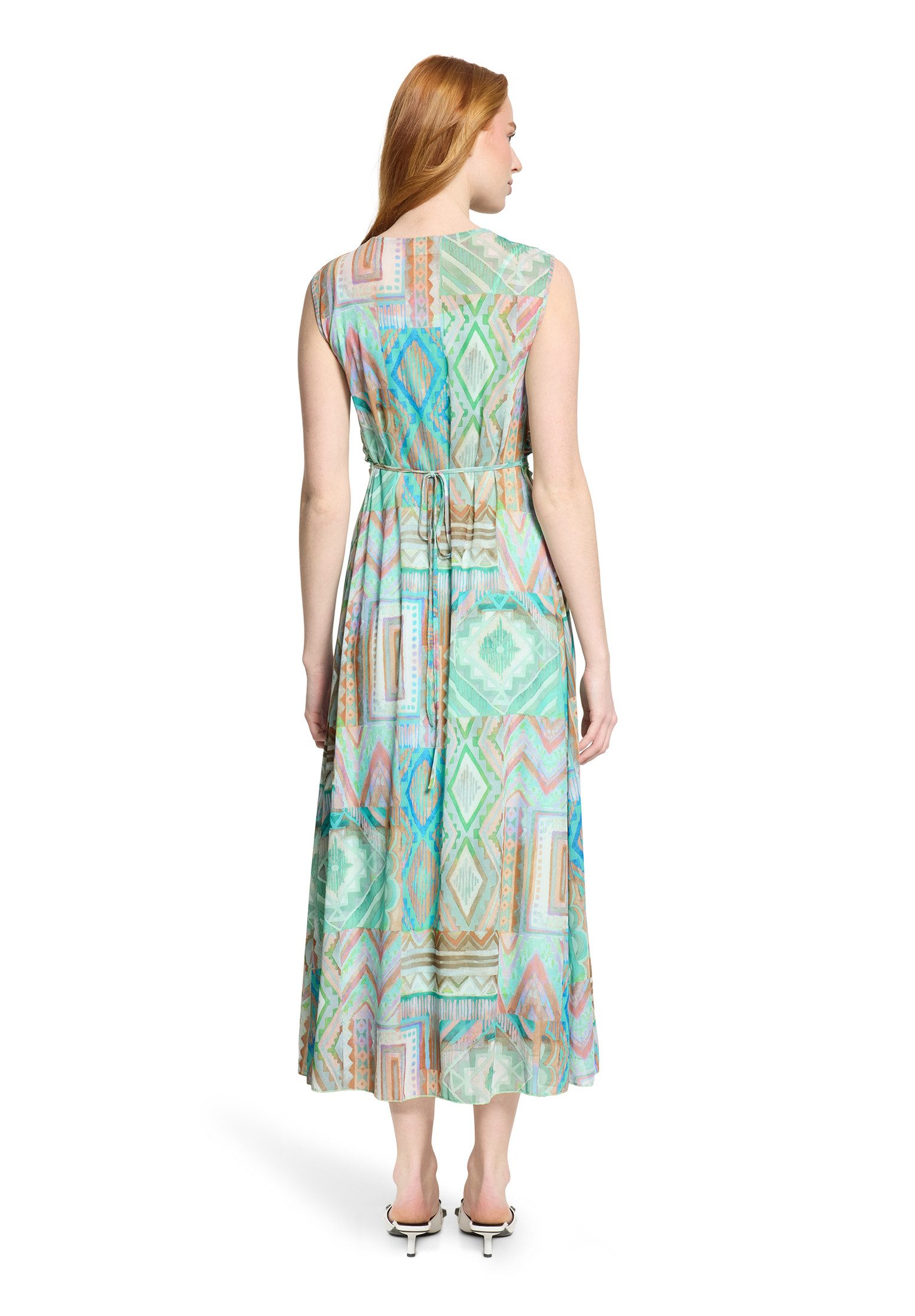 Cartoon Midikleid Damen ohne Arm