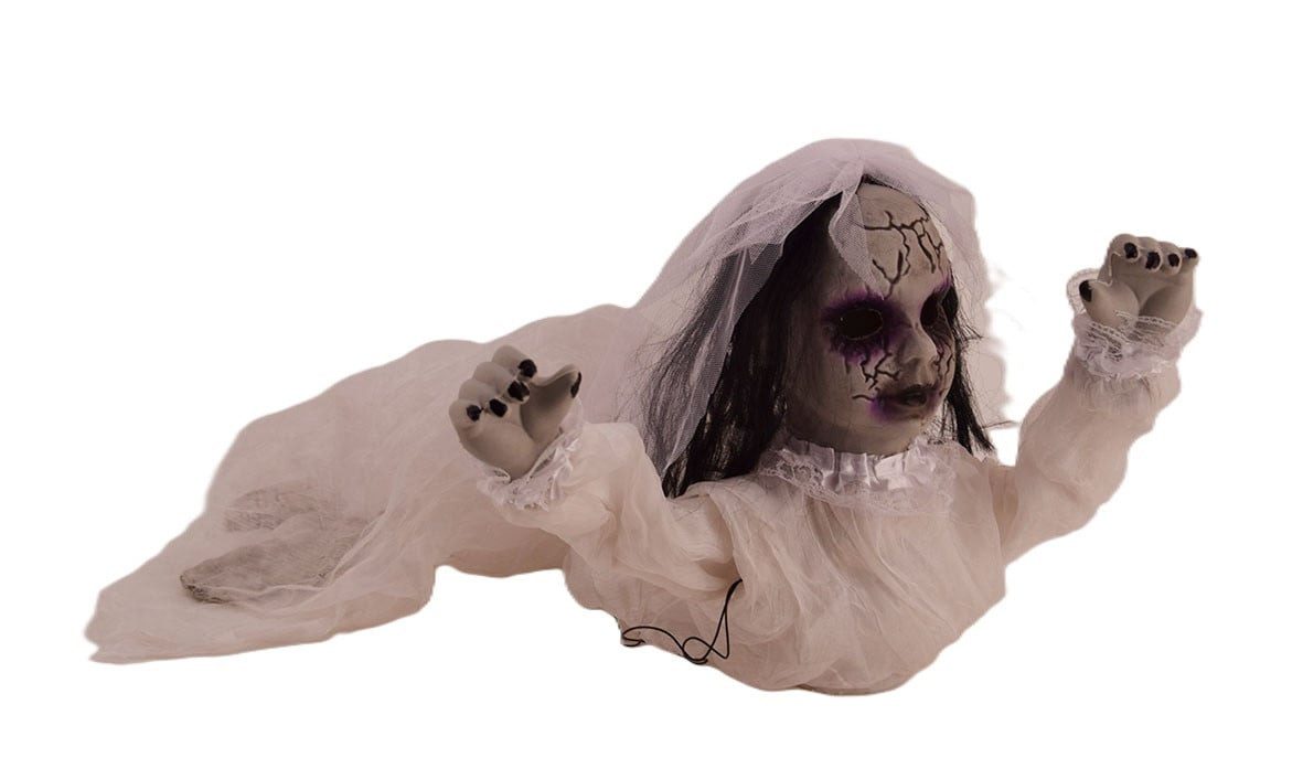 Lensing Dekofigur Lensing Zombie Mädchen mit Funktion 68 cm