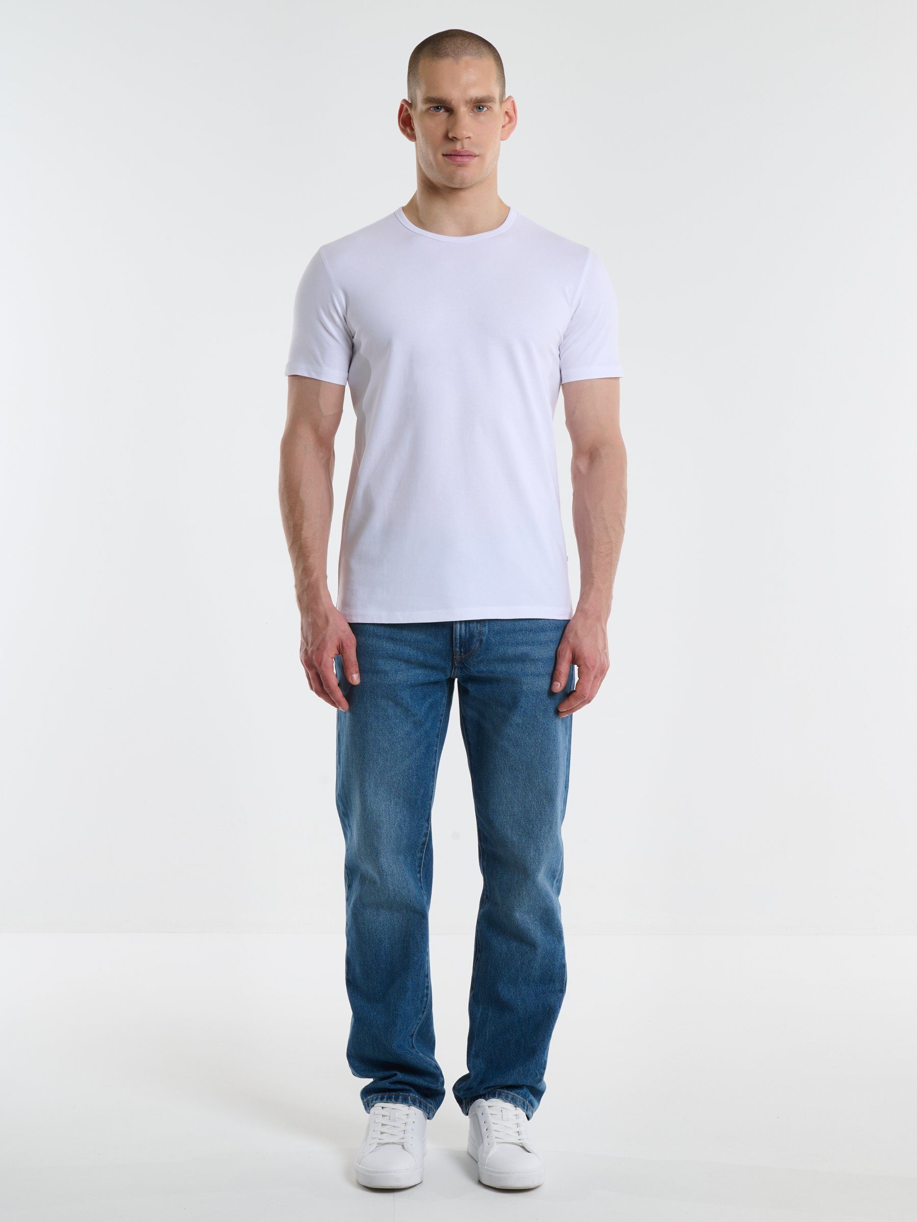 BIG STAR Straight-Jeans TRENT HOHE LEIBHÖHE günstig online kaufen
