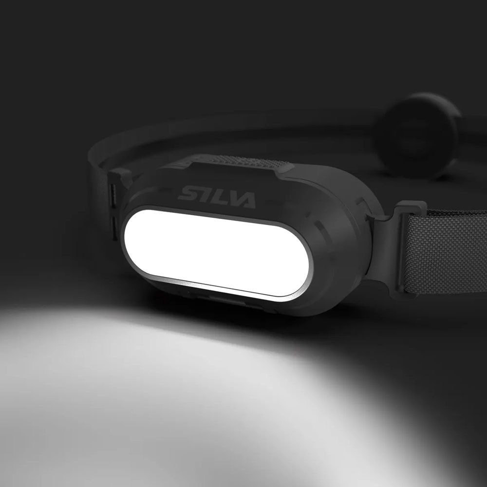 Silva LED Stirnlampe Smini LED Stirnlampe 250 Lumen mit Sicherheitslicht - Schwarz (1-St), sehr leicht, lange Laufzeit