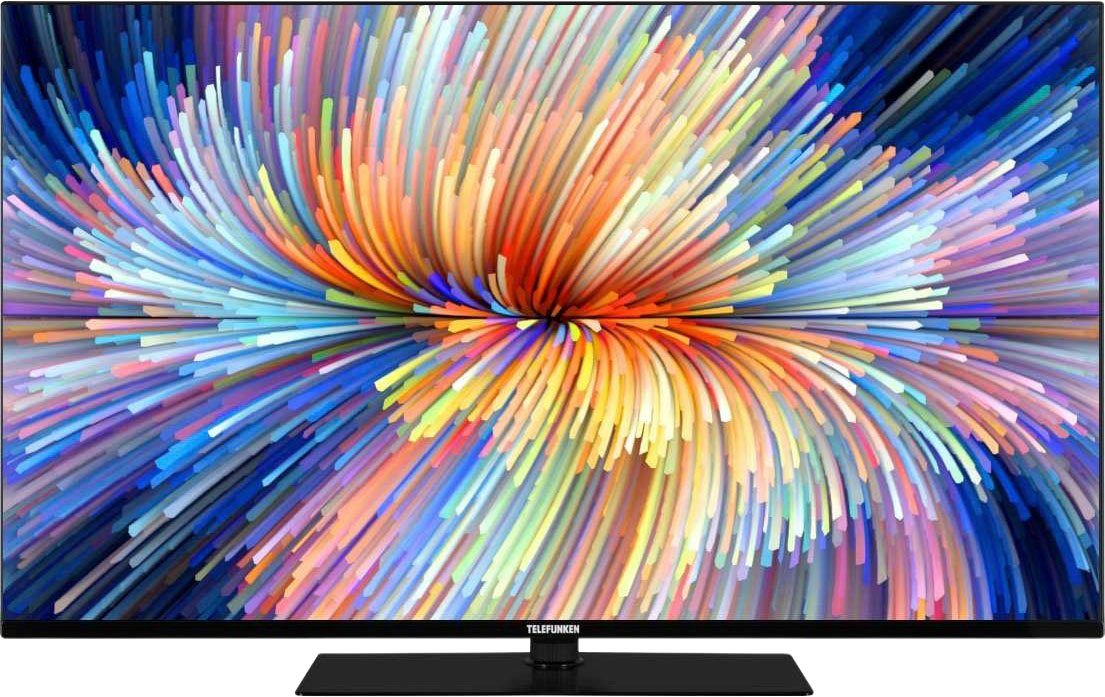 Telefunken D43V950M2CWH LED-Fernseher (108 Smart-TV, 4K HD, Atmos,USB-Recording,Google cm/43 Ultra Dolby Zoll, Assistent,Android-TV)