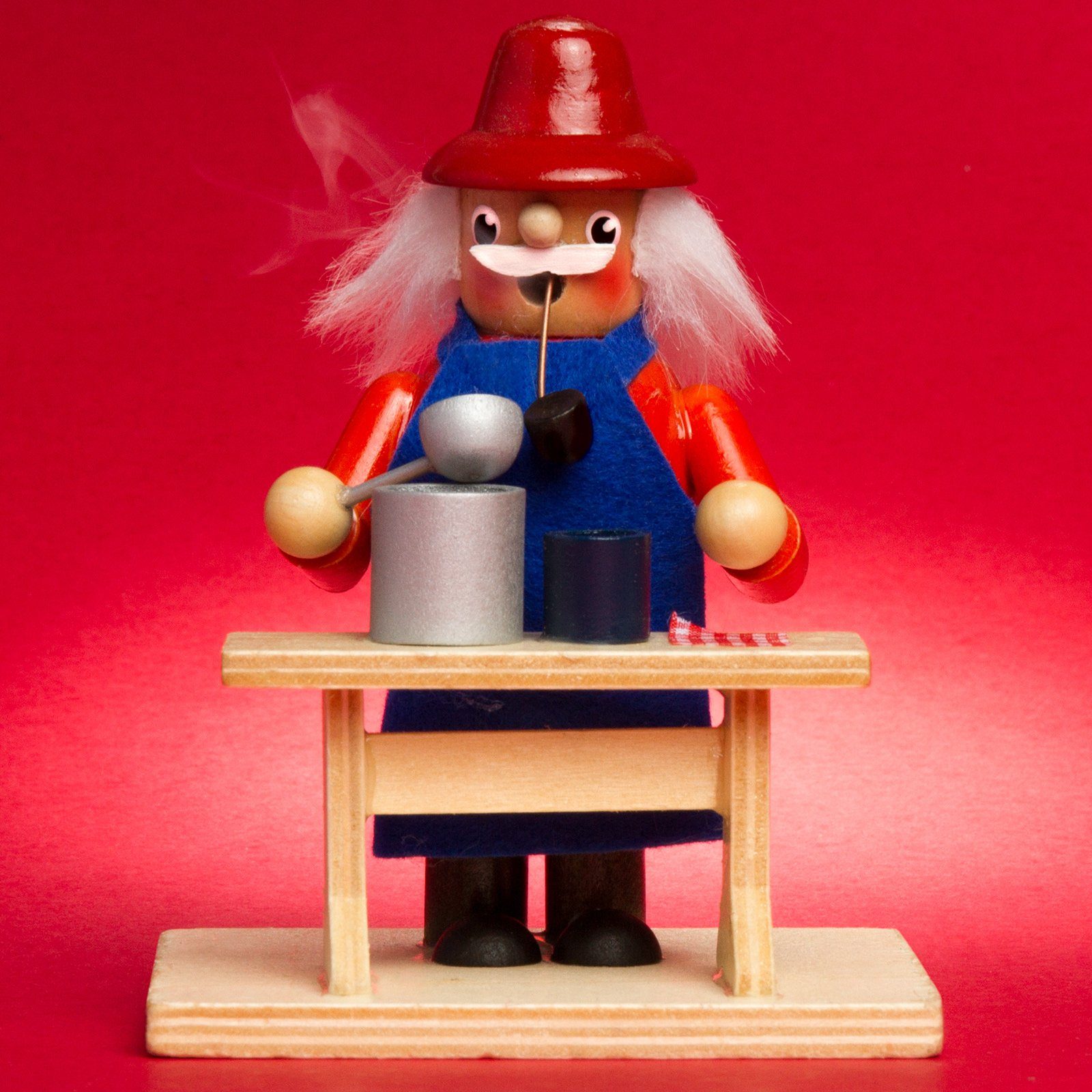 SIKORA Weihnachtsfigur RM-C Räuchermännchen aus Holz günstig online kaufen