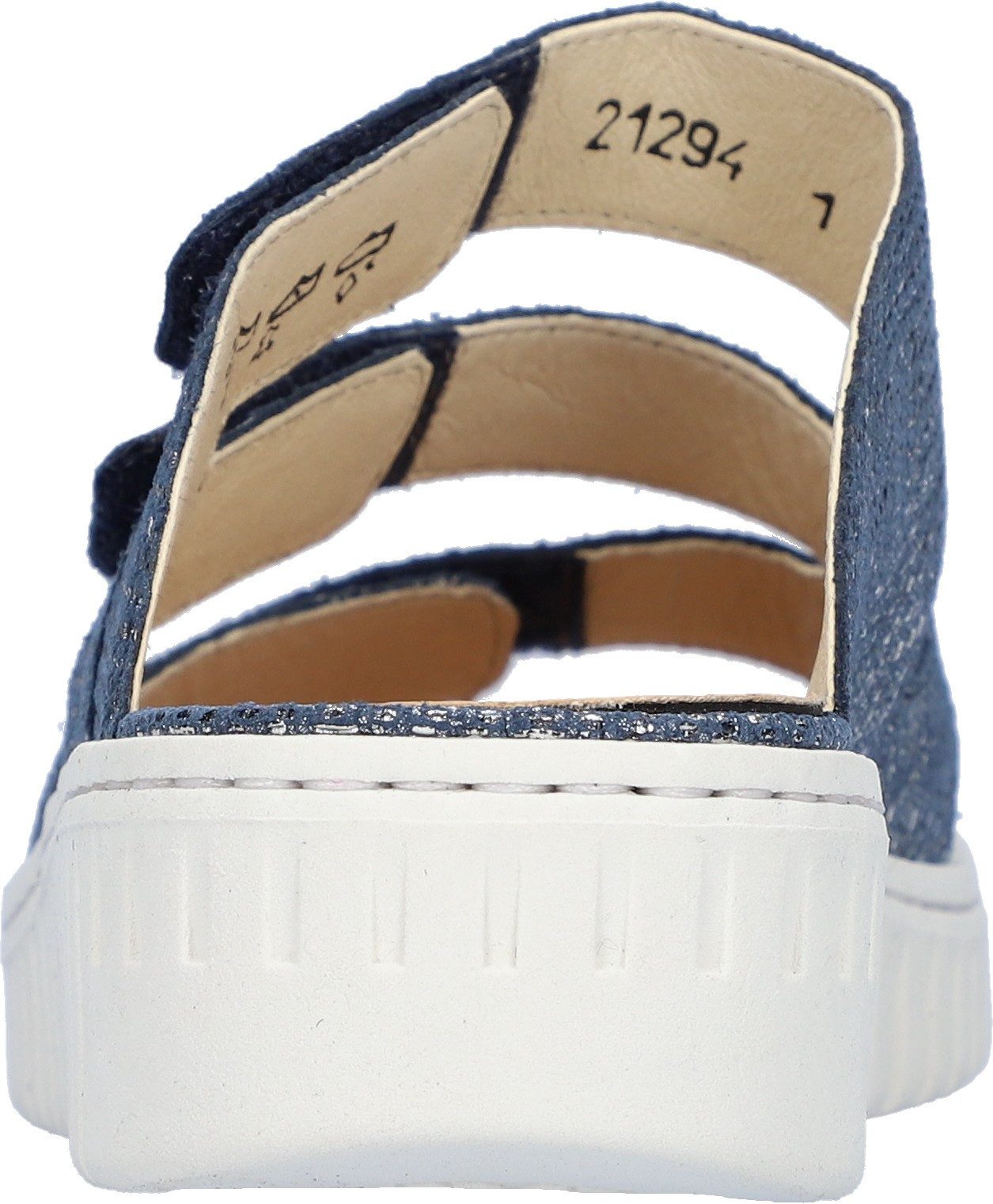 Waldläufer H-WILLOW Pantolette Sommerschuh, Hausschuh, Klettschuh in Komfortweite H (sehr weit)