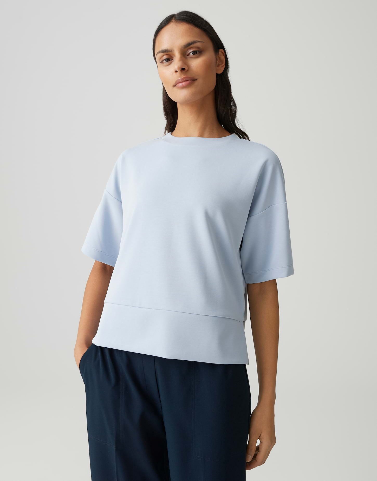 OPUS Sweatshirt Sweatshirt GASOPI Loose aus Modal Mix günstig online kaufen