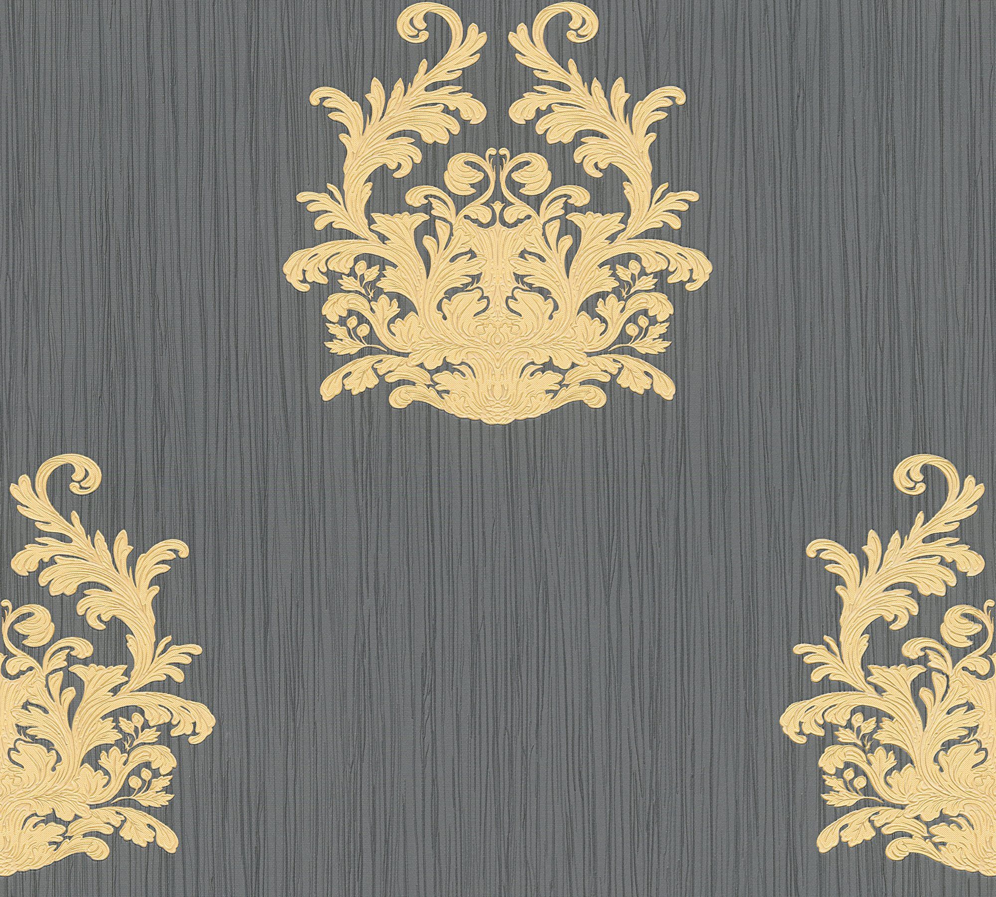 Architects Paper Vliestapete Nobile, strukturiert, Barock, gemustert, ornamental, Ornament Tapete Barock Tapeten Wohnzimmer Schlafzimmer Küche Design