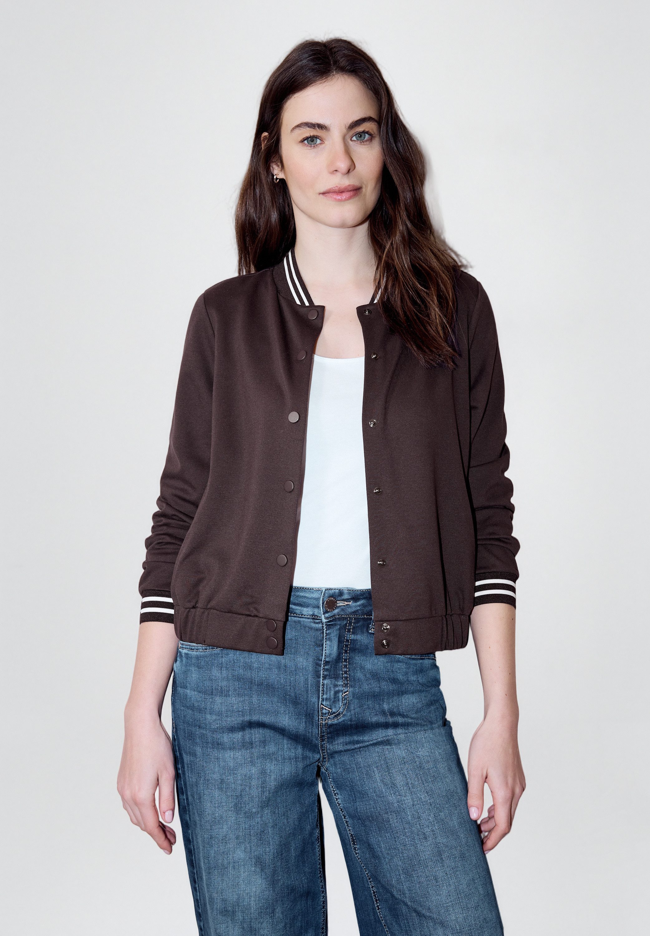 STREET ONE STUDIO Blouson mit College-Style Details