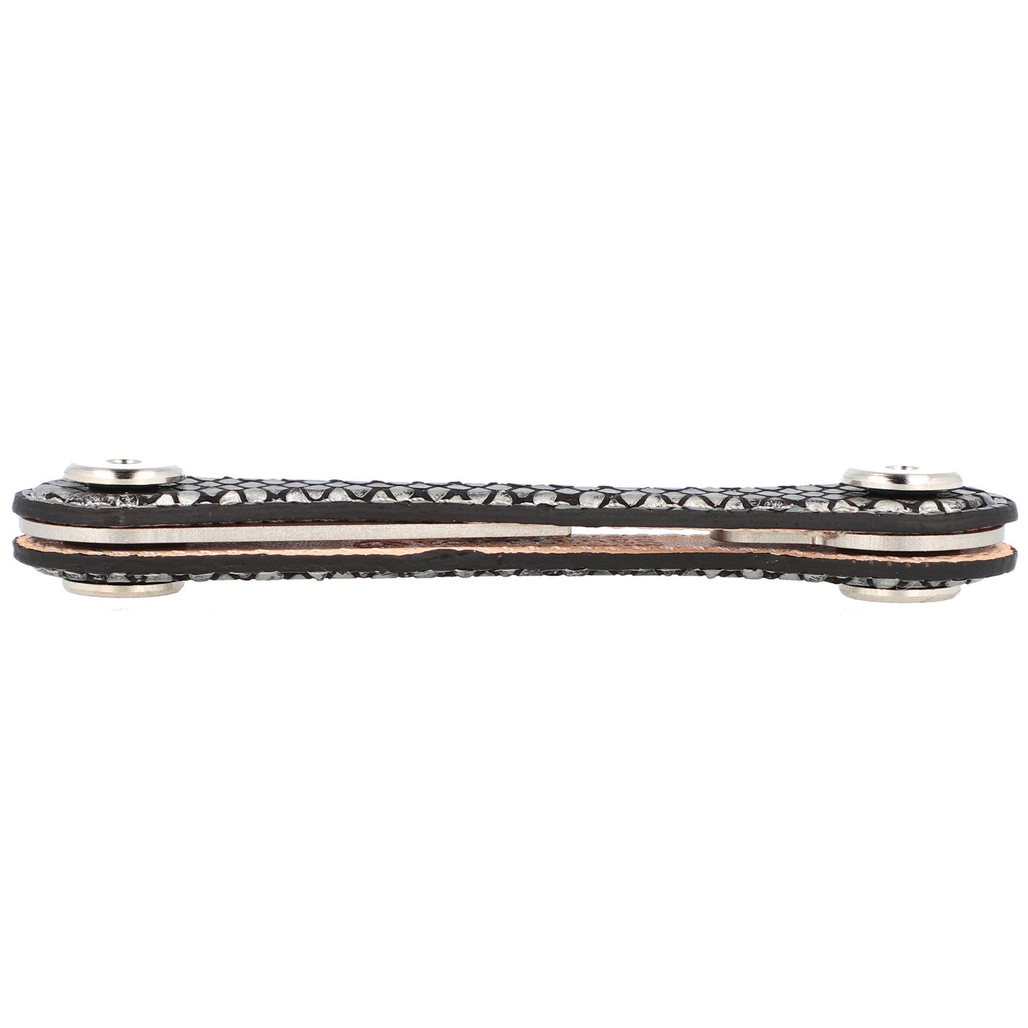 Keykeepa grey snake Leder Schlüsseltasche Leather,