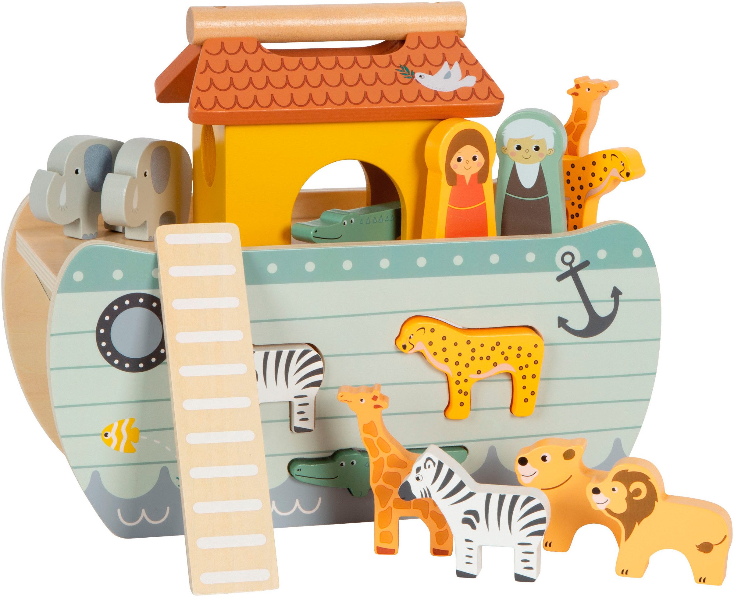 Small Foot Steckspielzeug Steckspiel Arche Noah Safari