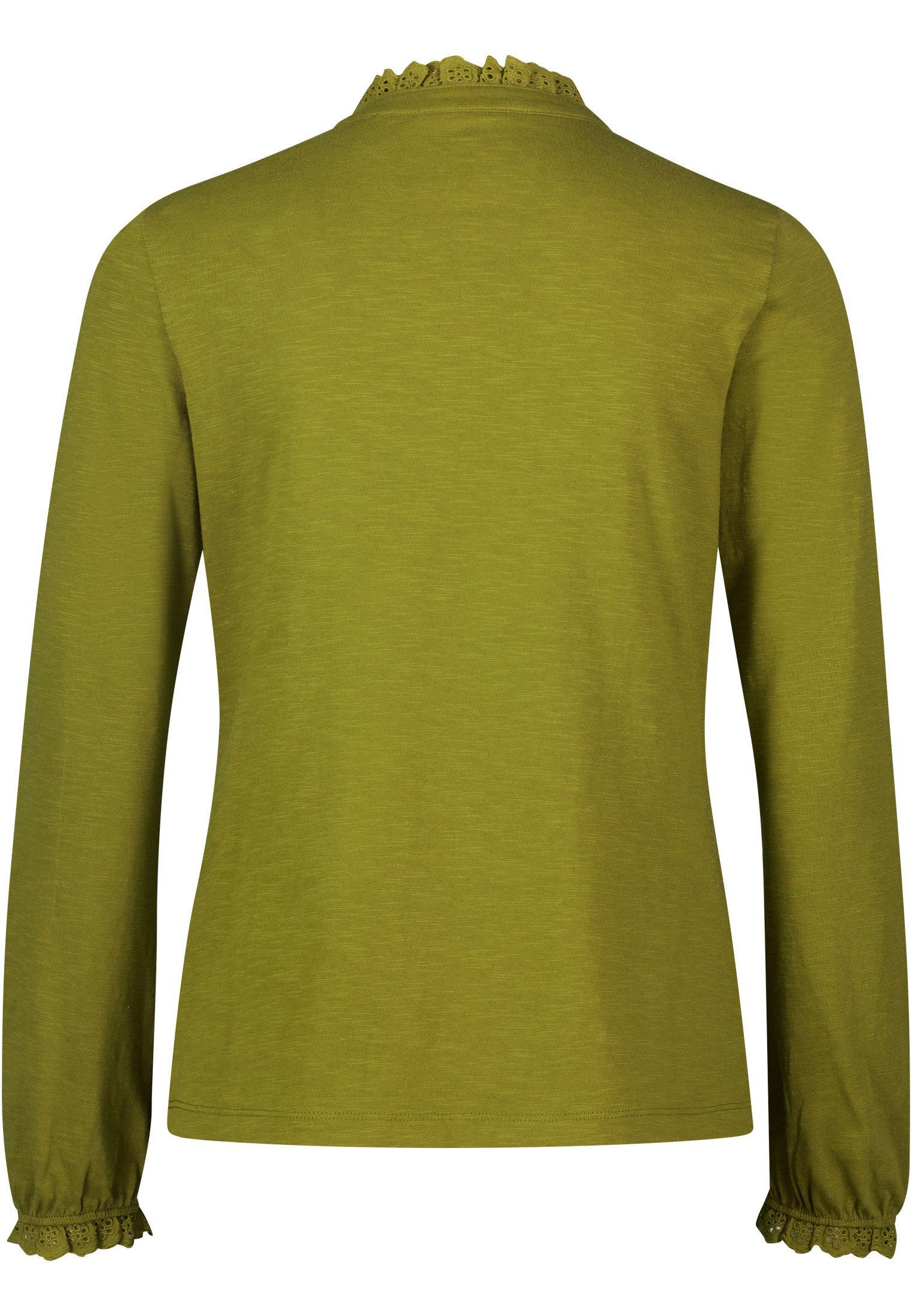 Zero (1-tlg) Cardamom T-Shirt Knopfleiste mit Knopfleiste Seed