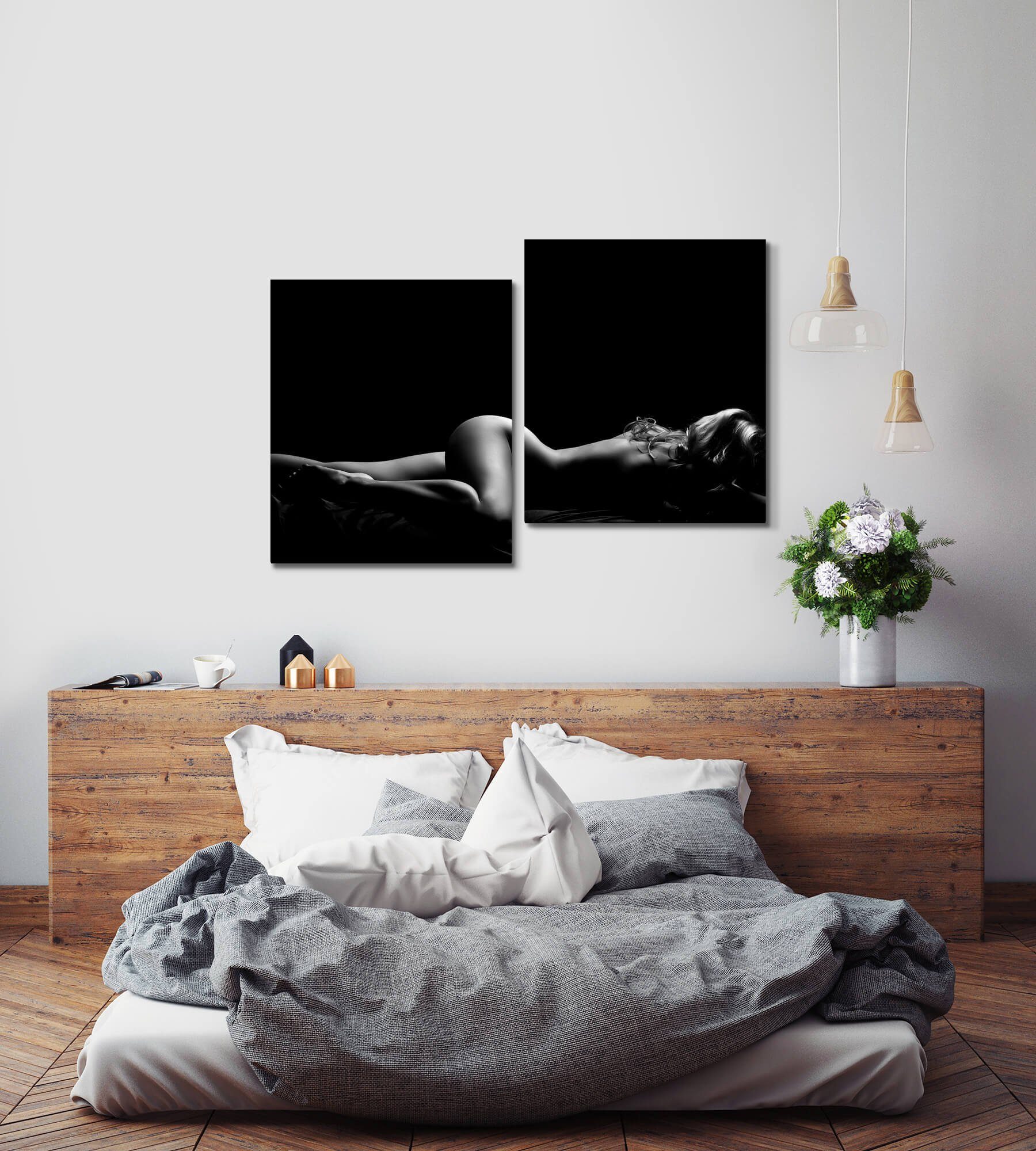 Sinus Art Leinwandbild Nackte Frau im günstig online kaufen