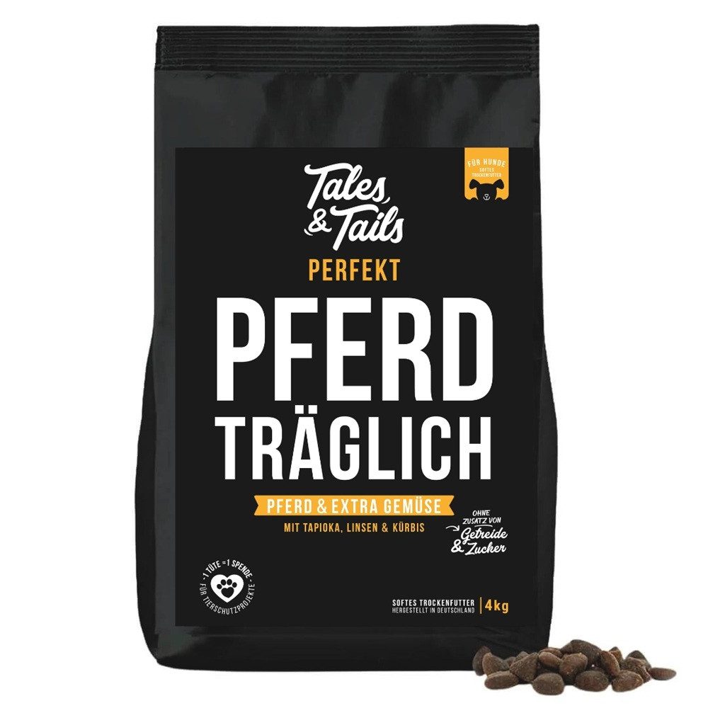 Tales & Tails Softtrockenfutter Perfekt PferdTräglich, Trockenfutter für: Hunde