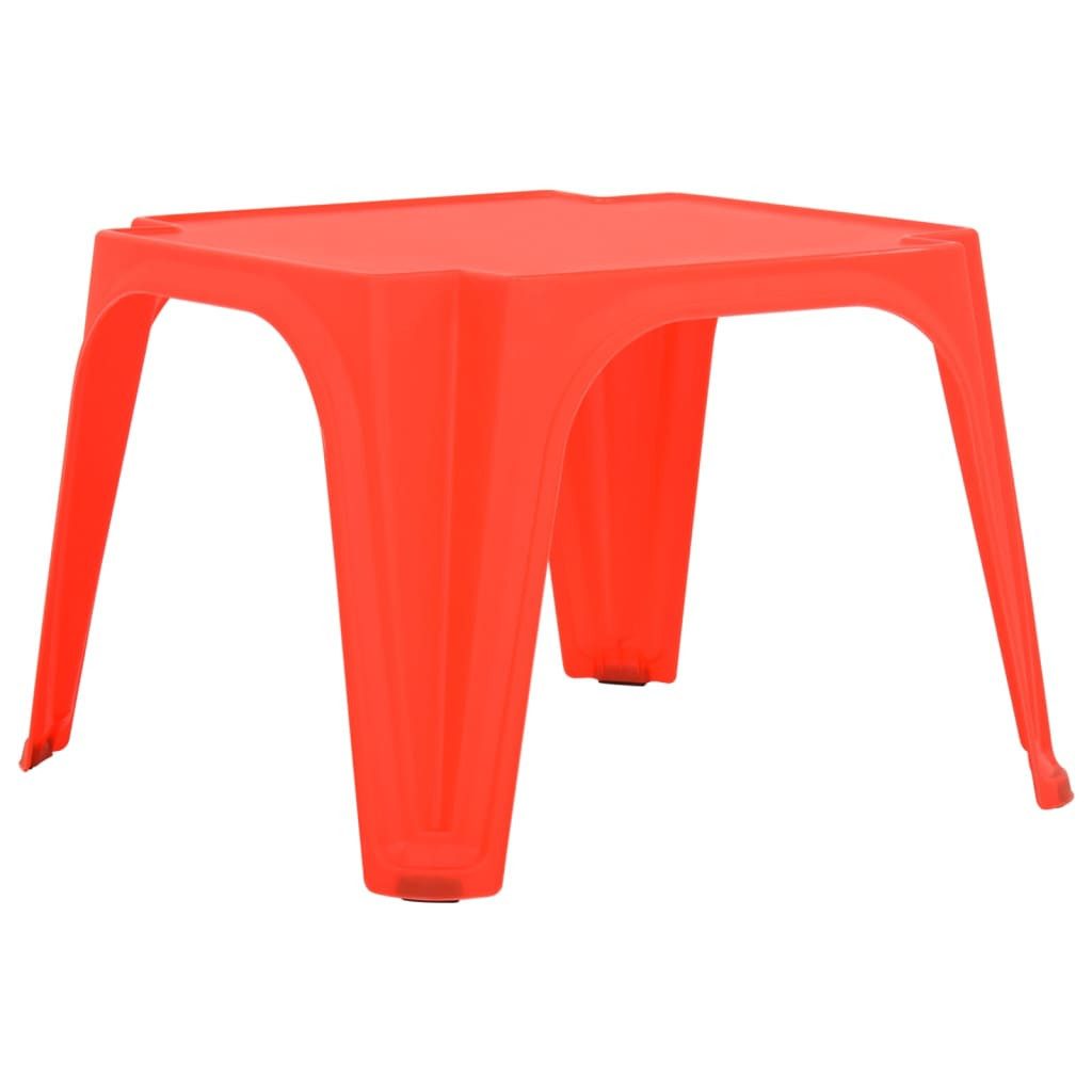 vidaXL Children's Seating Set, Table and Chair Set for Children, Plastic