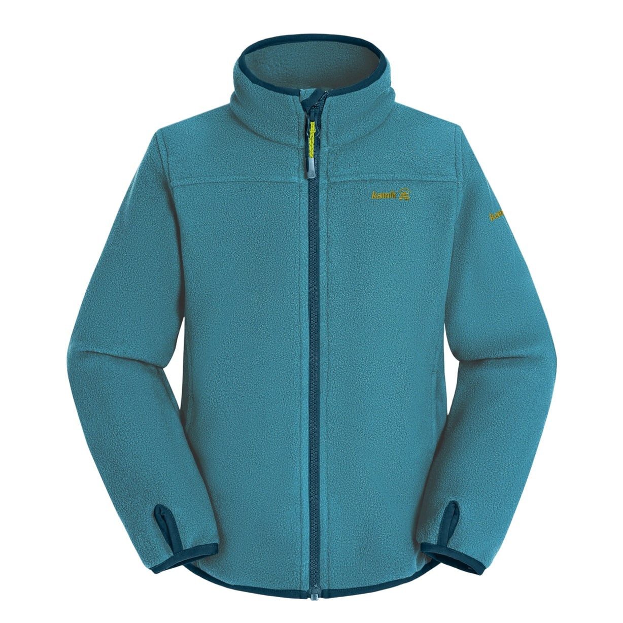 Kamik Fleecejacke Ridley (warm, Polarfleece) seafoamblau/abyss Jungen