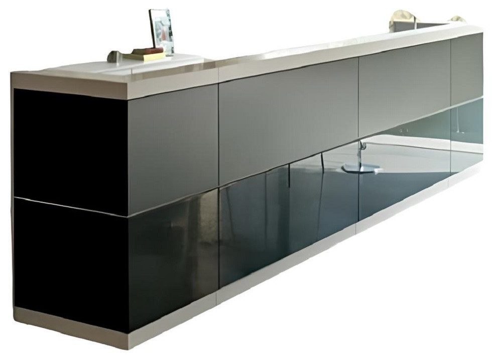 Xlmoebel Empfangstheke Moderne Empfangstheke aus Holz für Büros und Praxen (1-St., Rezeption), Hergestellt in Italy