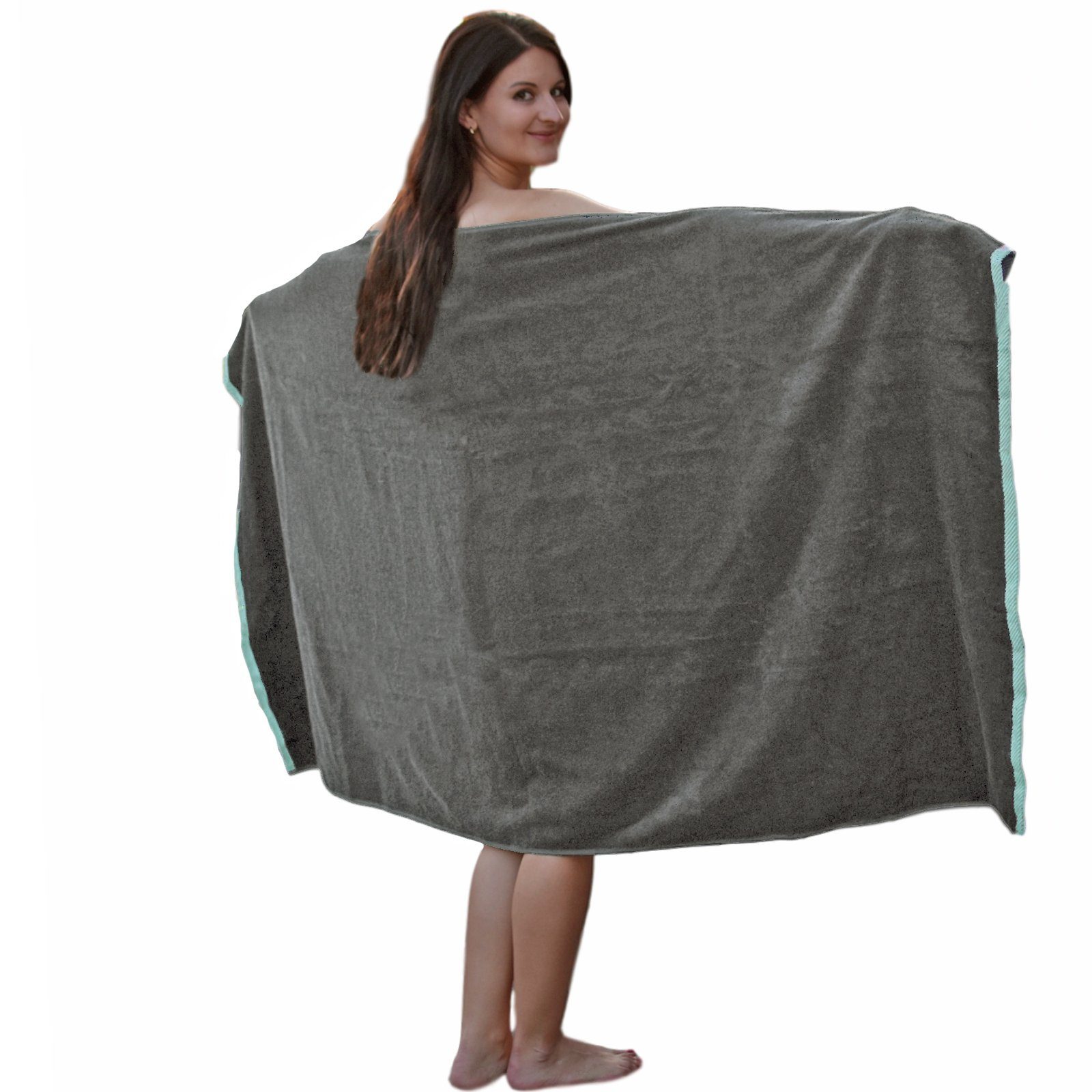 180x100cm XL Handtuch Baumwolle - Handtuch - - HOMELEVEL Saunatuch Sauna