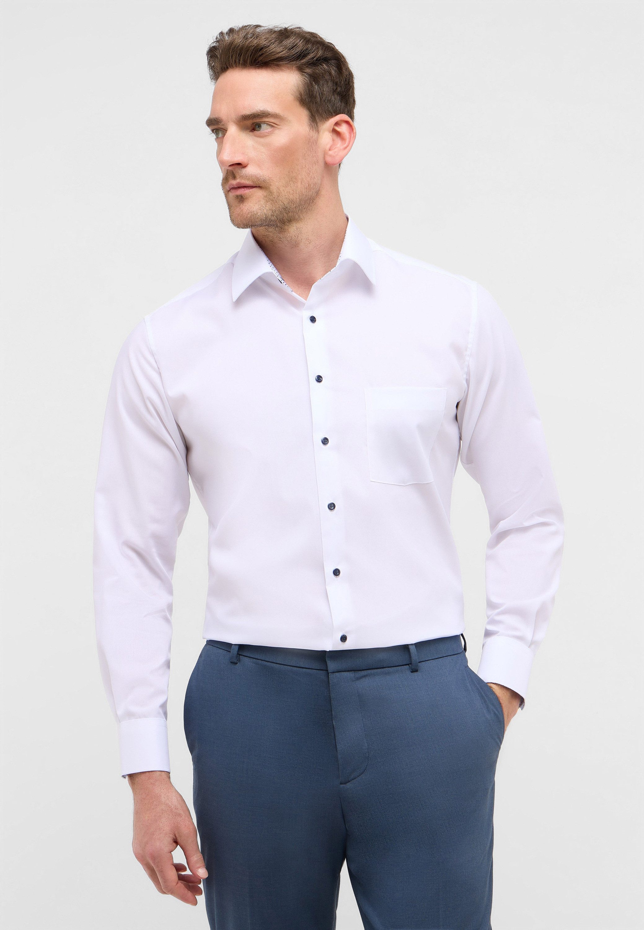Eterna Langarmhemd MODERN FIT NON IRON günstig online kaufen