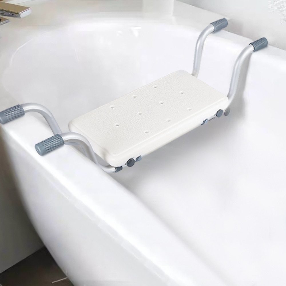 JEOBEST Badewannensitz Rutschfester Duschhocker, belastbar bis 120 kg, Moderne Badezimmerhilfe, Belastbar bis 150 kg, Breite 73 - 83 cm