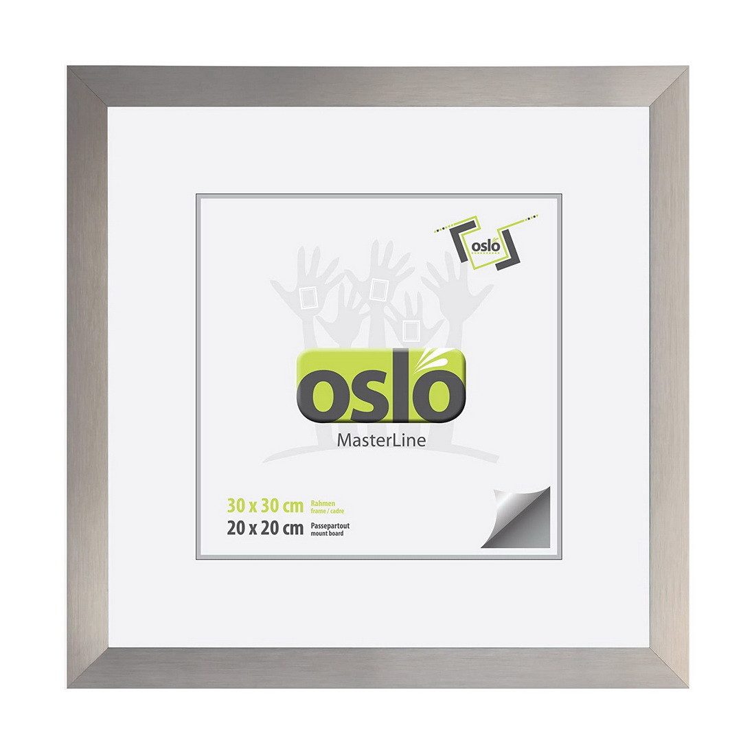 Oslo MasterLine Einzelrahmen Bilderrahmen quadratisch Aluminium günstig online kaufen