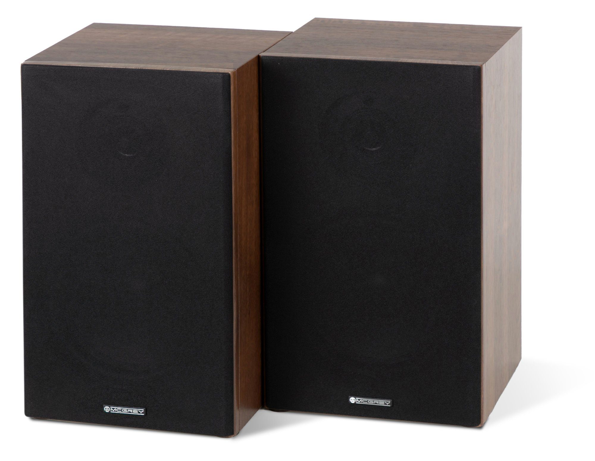 McGrey MAMP-4100BT / BSS-265 Stereoanlage Set mit Bluetooth Stereoanlage (40 W, Vielseitiges HiFi-Boxen-Paar)