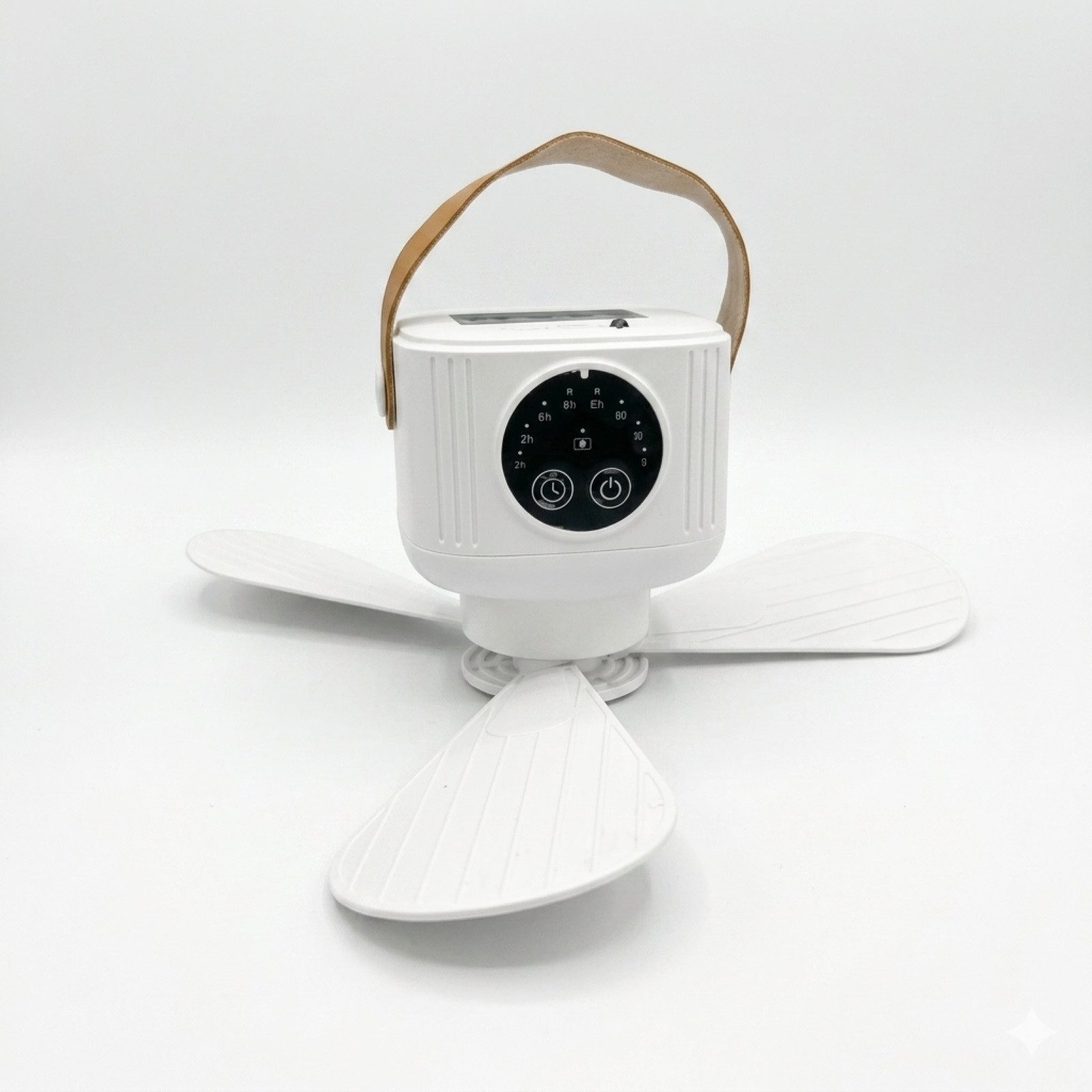 HAC24 Deckenventilator Portabler Akku Ventilator Outdoor Camping, zum Hängen mit Licht & Fernbedienung – Bild 2 von 5