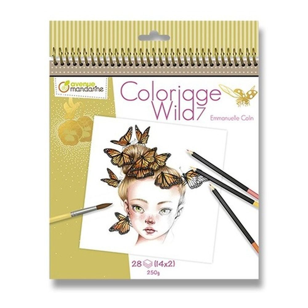 Avenue Mandarine Malblock Coloriage Wild Emmanuelle Colin - Teile 1-7 verfügbar