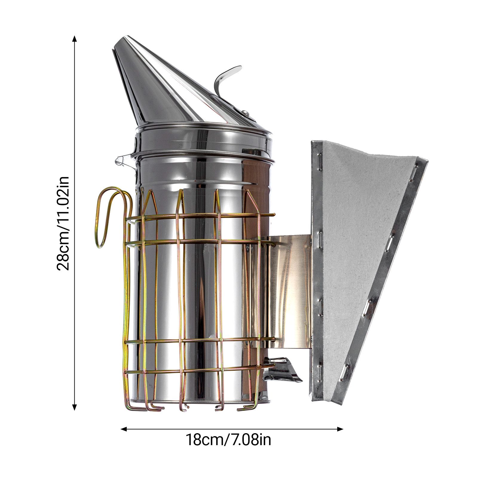 Youyijia Werkzeughalter Bienen Smoker Edelstahl mit Hitzeschild & Imker Werkzeug – Bild 2 von 5
