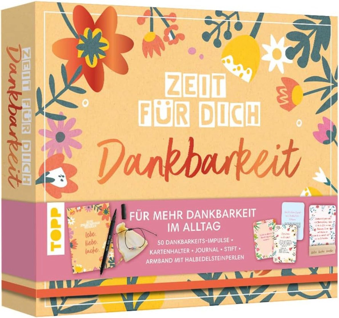 Topp Spiel TOPP Geschenkbox Zeit für dich – 50 Dankbarkeitskarten