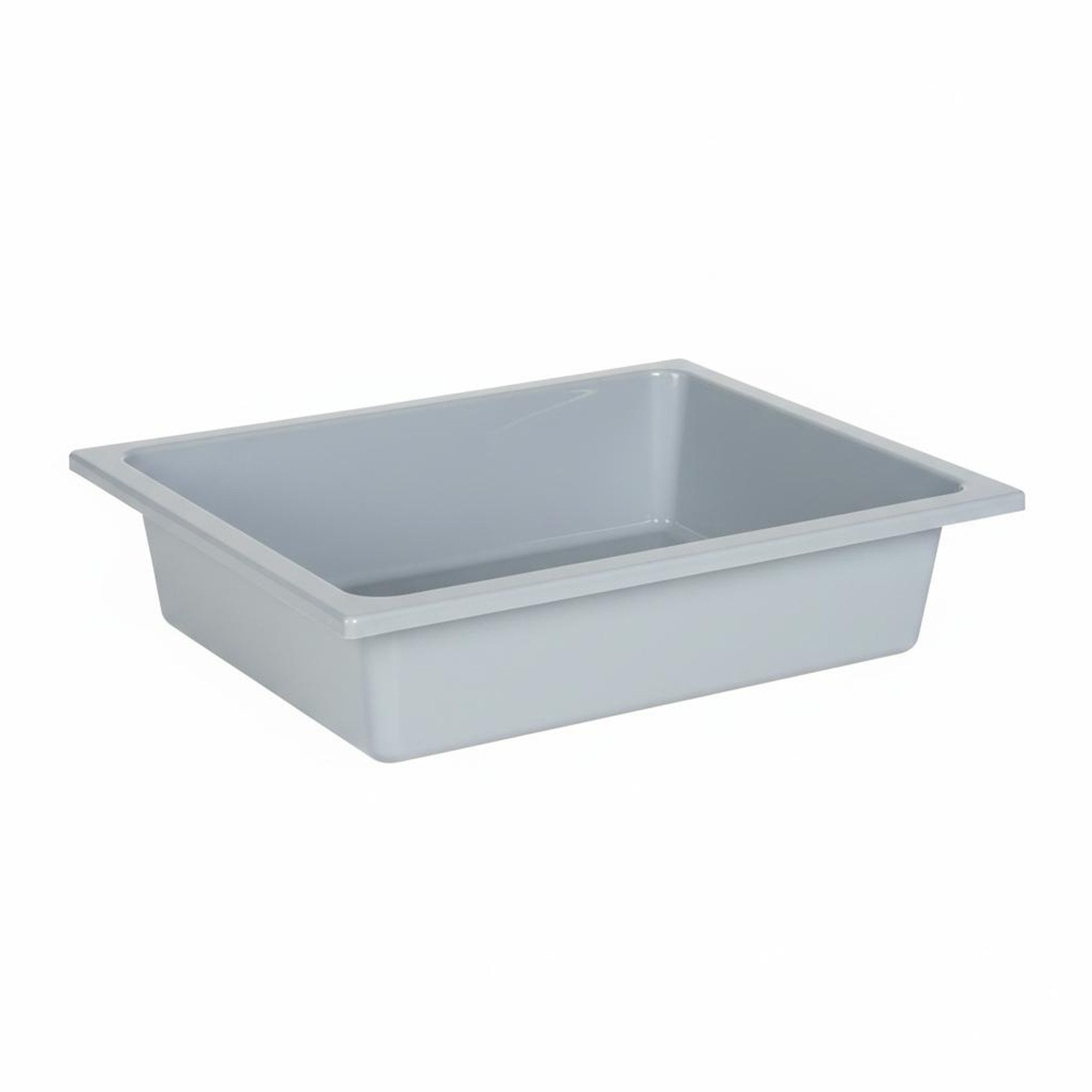 roba® Outdoor-Spielküche Spielwanne Outdoor - Zubehör Garten Spielmöbel Matschküche Matschtisch Kunststoff, Einsatz für Sand, Wasser und Spielideen - ca. 6-7 Liter - Grau