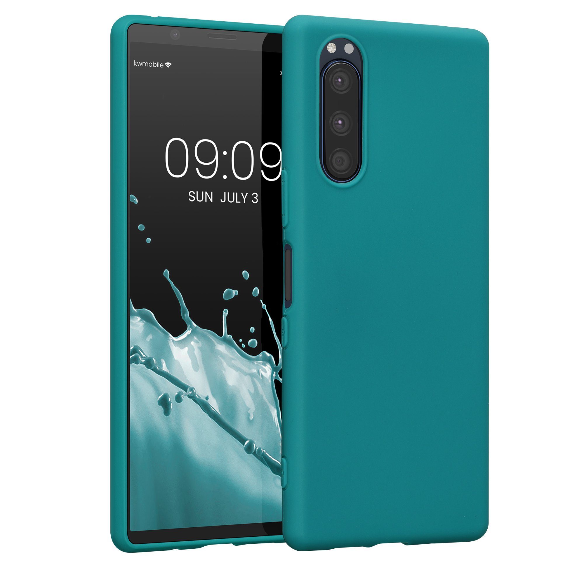 kwmobile Handyhülle Hülle für Sony Xperia 5, Hülle Silikon - Soft Handyhülle - Handy Case Cover