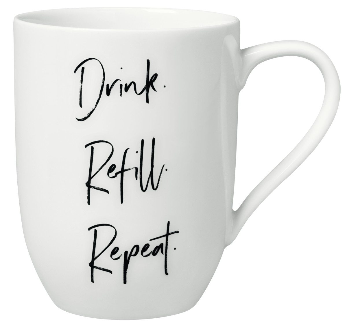 Becher Statement Becher m. H. Drink. Refill. Repeat 280ml