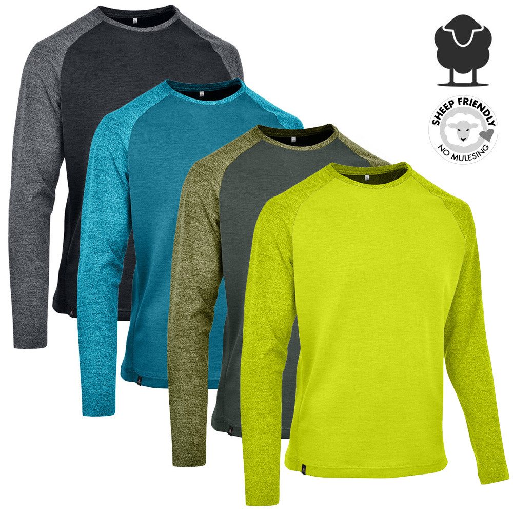 Langarmshirt Maul - Schaffhausen Merino Herren langarm Shirt Wollshirt Longshirt