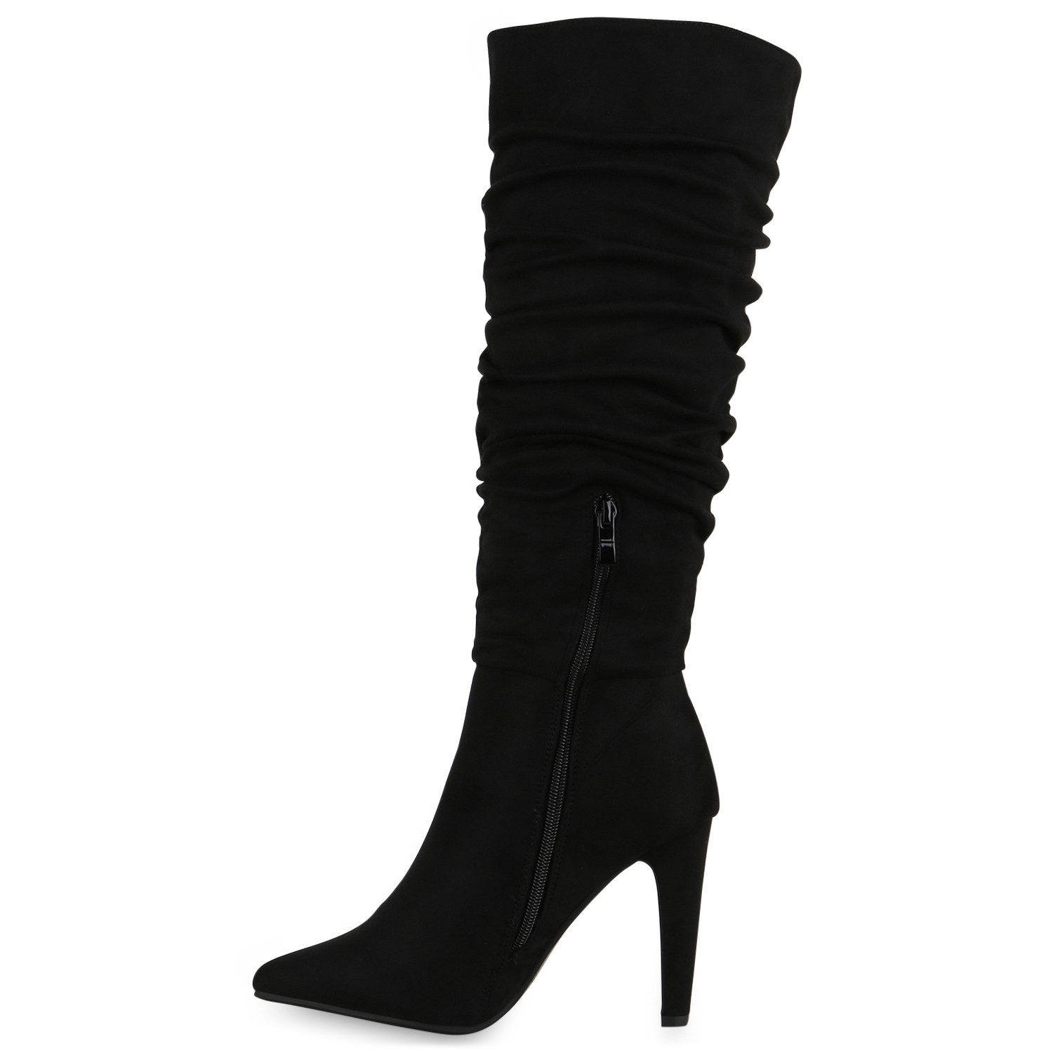 VAN HILL 832078 High-Heel-Stiefel im Basic-Look günstig online kaufen