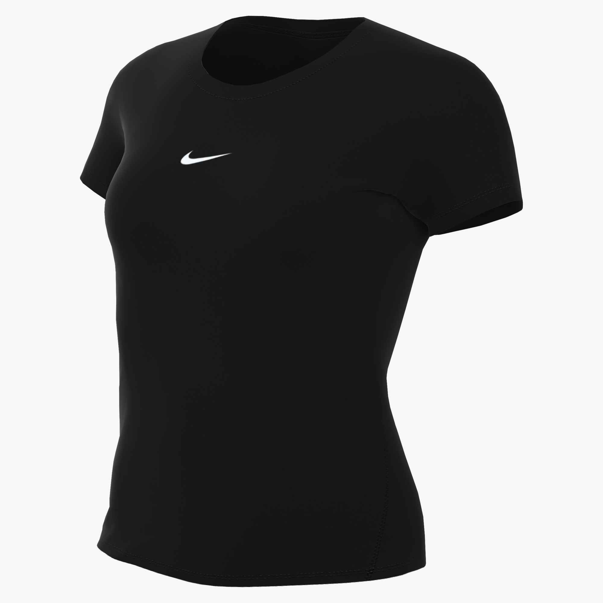 Nike Funktionsshirt W NK ONE FITTED SS TOP atmungsaktiv, Kurzarm, mit Rundhalsausschnitt, schnell trocknend