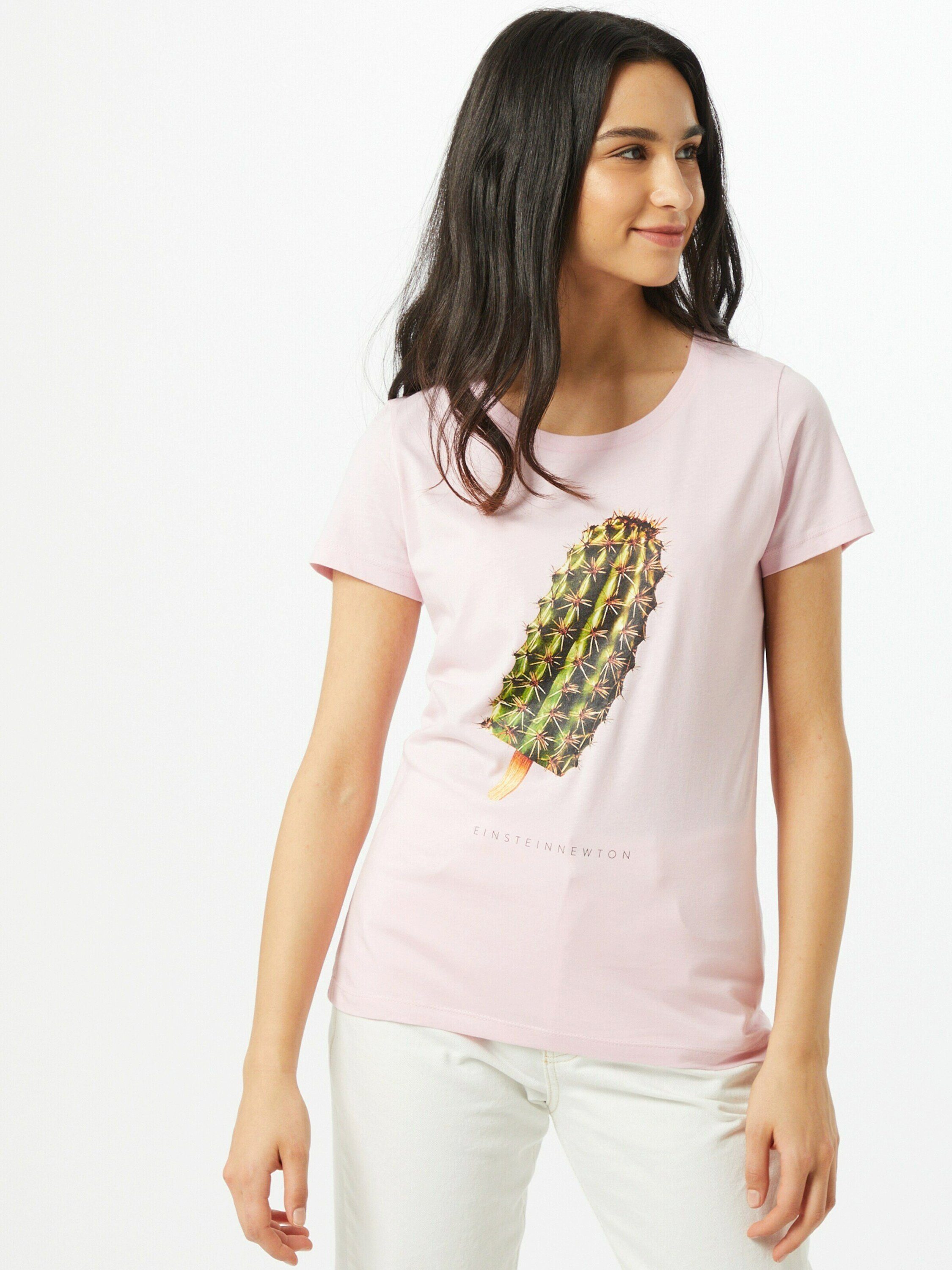 EINSTEIN & NEWTON Detail Cactus T-Shirt Weiteres (1-tlg) Ice