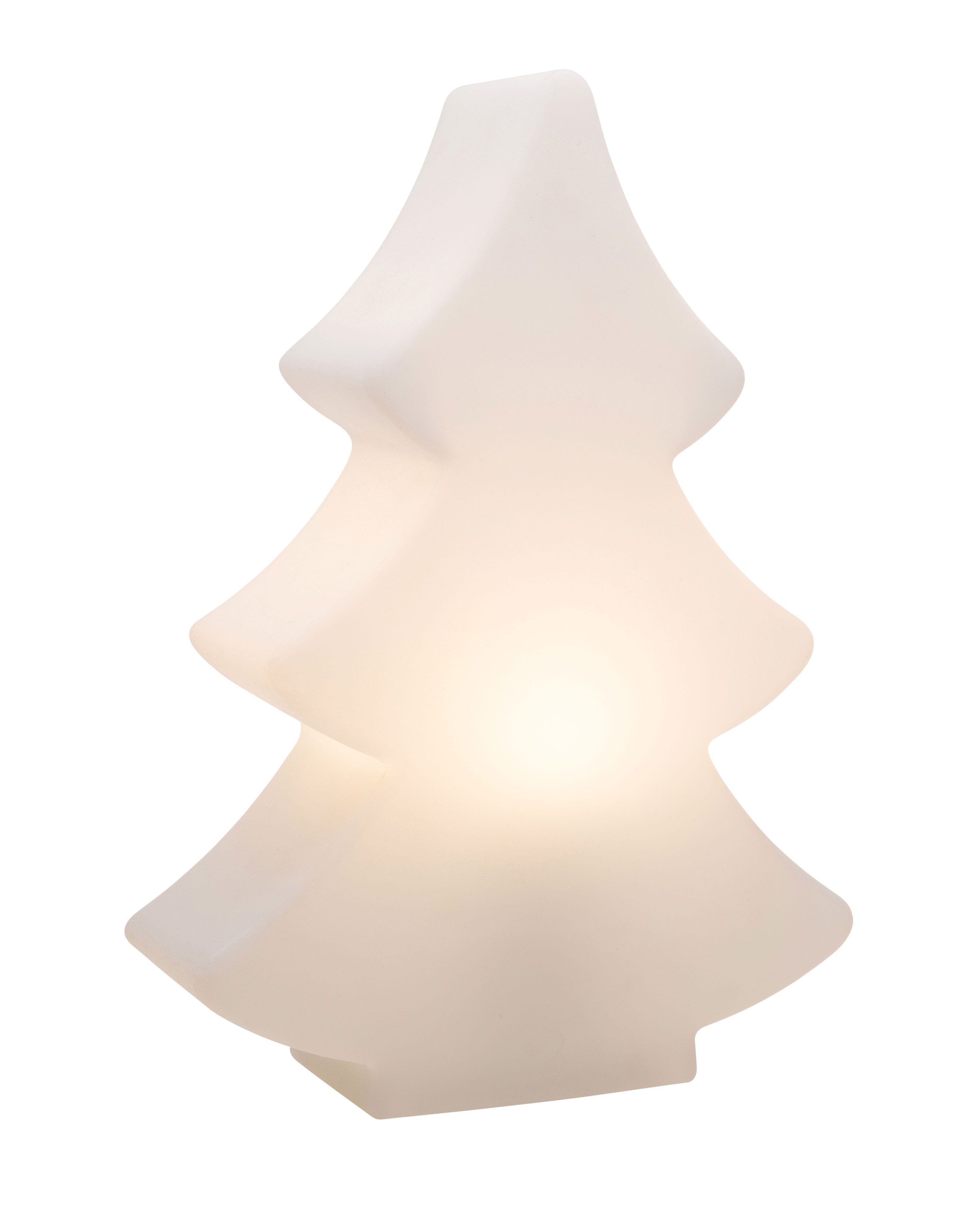 8 seasons design LED Baum Shining Tree, LED WW, LED wechselbar, Warmweiß, 40 cm weiß für In- und Outdoor