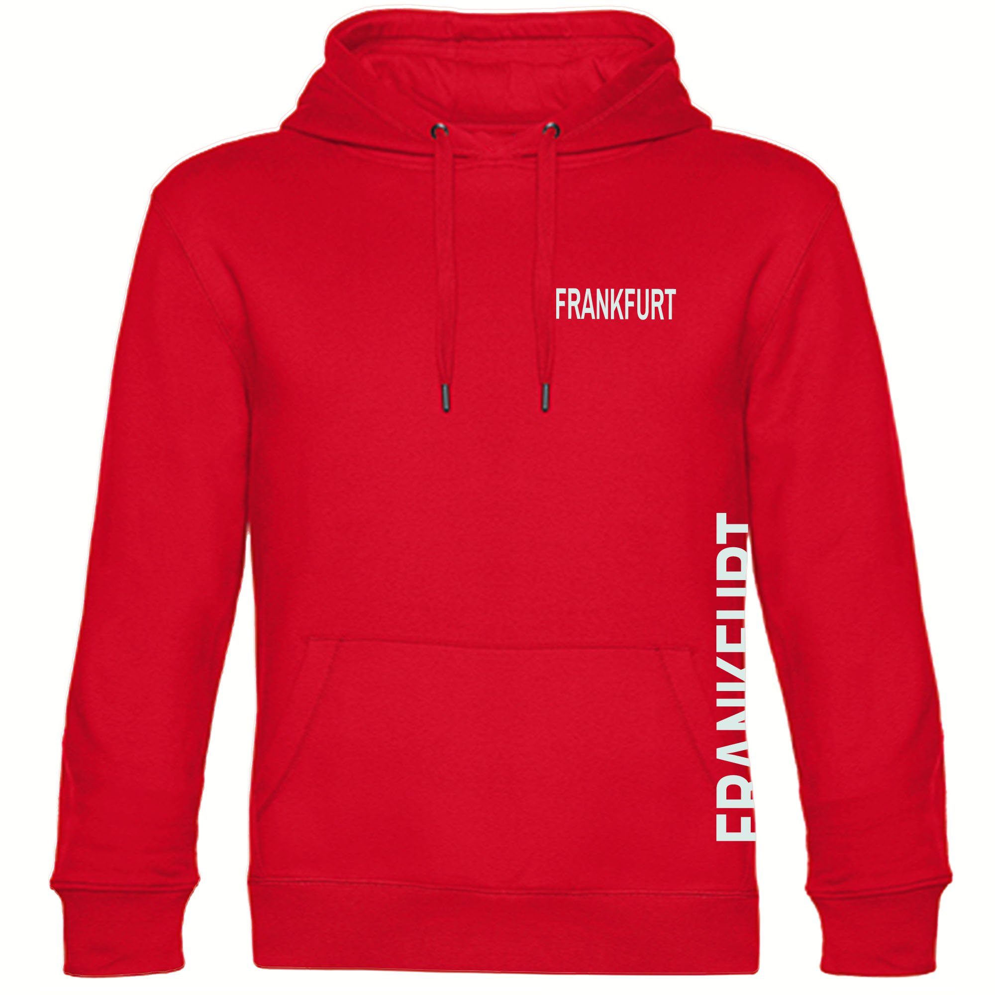 Kapuzensweatshirt Frankfurt - Brust & Seite - Hoodie